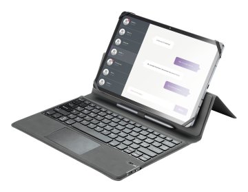 Cellularline Keyboard Case - Tablet fino a 11'' Custodia universale per Tablet fino a 11’’ con tastiera wireless integrata