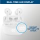 Cellularline Key Auricolari TWS Bluetooth custodia di ricarica e display led 8