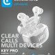 Cellularline Key Pro Auricolari Bluetooth con custodia di ricarica, display LED e funzione ENC 2