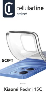 Cellularline Soft - Xiaomi Redmi 15C Custodia in gomma morbida