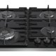 Hisense GG663BHF piano cottura Nero Da incasso 60 cm Gas 4 Fornello(i) 3