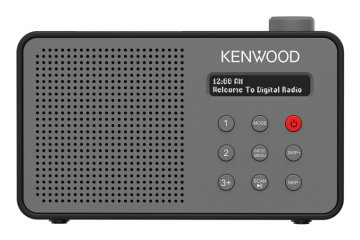 Kenwood CR-M25DAB-H radio Portatile Digitale Grigio