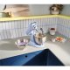 KitchenAid 5KSM195PSEOA Sbattitore con base 300 W Blu, Acciaio inox 6