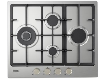 De’Longhi YLG 60 RFX piano cottura Acciaio inox Da incasso 60 cm Gas 4 Fornello(i)