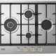 De’Longhi YLG 60 RFX piano cottura Acciaio inox Da incasso 60 cm Gas 4 Fornello(i) 2