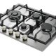 De’Longhi YLG 60 RFX piano cottura Acciaio inox Da incasso 60 cm Gas 4 Fornello(i) 3