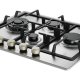 De’Longhi YLG 60 RFX piano cottura Acciaio inox Da incasso 60 cm Gas 4 Fornello(i) 5