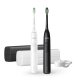 Philips Sonicare serie 5300 Spazzolino Elettrico Sonico con base di ricarica e custodia, 2 livelli di intensità, sensore di pressione confezione da 1 spazzolino bianco e 1 spazzolino nero HX7109/01 2