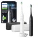 Philips Sonicare serie 5300 Spazzolino Elettrico Sonico con base di ricarica e custodia, 2 livelli di intensità, sensore di pressione confezione da 1 spazzolino bianco e 1 spazzolino nero HX7109/01 3