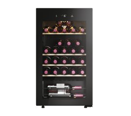 Haier Wine Bank 50 Serie 3 HWS34GGH1 Cantinetta vino con compressore Libera installazione Nero 34 bottiglia/bottiglie