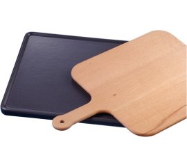 Bosch HEZ327000 tagliere da cucina Metallo, Legno Nero