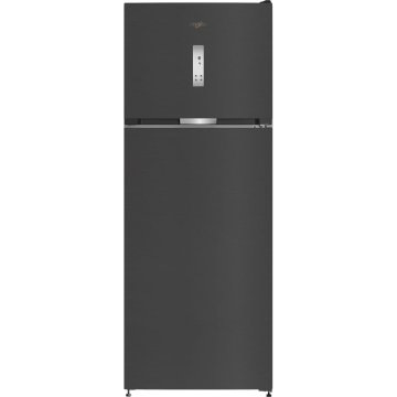 Whirlpool WHD2 6472 X4E Frigorifero doppia porta a libera installazione, Dual no frost, 70cm, Classe E, Pearl Inox, 38dbA, h187 cm