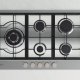 LG CBGZ3016S Piano cottura a gas 75cm, 11,5kW, 5 bruciatori, Griglie in ghisa, Piatto inox 12