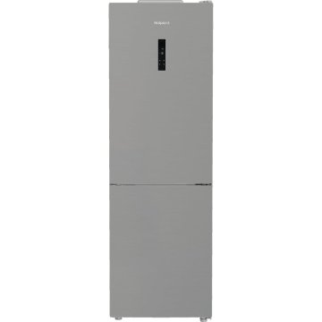 Hotpoint Ariston HPK 26362 XP4E Frigorifero combinato a libera installazione, Dual no frost, 60cm, Classe E, Argento, 37 dbA, h186,5 cm