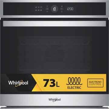 Whirlpool WOI4IS8HM0XA Forno multifunzione Inox 17 funzioni Pizza310° Cook4 Steam+ classe A+ 73Lt, Idrolisi Made in Italy