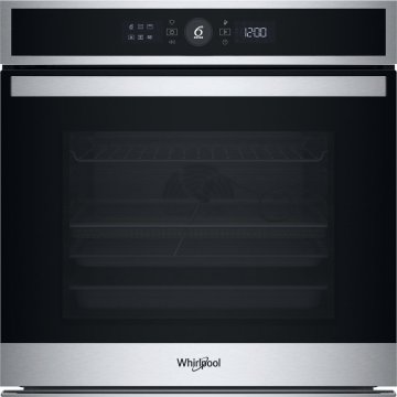 Whirlpool WOI4IS8PPM0SXA Forno Inox 17 funzioni, Pizza310° Cook4 Steam+ AirFry classe A+ 73Lt, Pirolisi+Idrolisi
