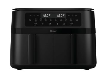 Haier HAF3AD 011 Doppia 11,5 L Indipendente 3000 W Friggitrice ad aria calda Nero