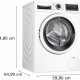 Bosch Serie 4 WNA144V0IT Lavasciuga 9/5 kg 1400g/min Bianco Classe E/B 8