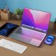 Tech Pop Kboardy Tastiera Bluetooth ultra sottile e pieghevole 7