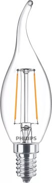 Philips Lampadina candela trasparente a filamento 25 W BA35 E14