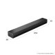 LG Soundbar S20A, 50W su 2.0 canali, Dolby Digital, DTS, AI Sound Pro, HDMI ARC, Bluetooth, USB 6