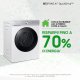 Samsung WW90DB8U95GH lavatrice Caricamento frontale 9 kg 1400 Giri/min Bianco 20