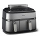 Philips Serie 5000 Airfryer doppio cestello con vapore, Friggitrice ad aria da 9.0L, 19 metodi di cottura, Pulizia cestello automatica, App ricette, NA555/00 2