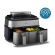 Philips Serie 5000 Airfryer doppio cestello con vapore, Friggitrice ad aria da 9.0L, 19 metodi di cottura, Pulizia cestello automatica, App ricette, NA555/00 10