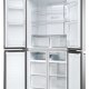 Haier Multidoor HCR3818ENMM ClasseE 467lt-Platino, Stainless steel 18