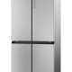Haier Multidoor HCR3818ENMM ClasseE 467lt-Platino, Stainless steel 4