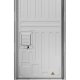 Haier Multidoor HCR3818ENMM ClasseE 467lt-Platino, Stainless steel 6