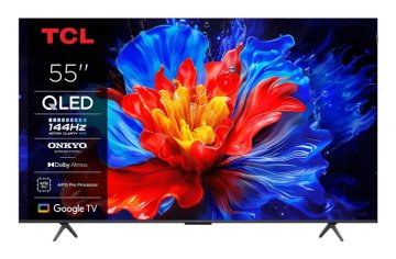 TCL P8K Serie Smart TV QLED 4K 55" 55P8K, 144Hz, audio Onkyo 2.1, Dolby Vision & Atmos, Google TV