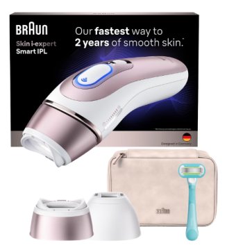 Braun Skin i expert Luce pulsata intensa (IPL) Rose Oro, Bianco