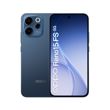 OPPO Reno15 FS 5G AI Smartphone, Tripla fotocamera 50+8+2MP, Selfie 50MP, Display 6.57” 120HZ AMOLED FHD+, 6500mAh, RAM 8GB(Esp2GB/4GB/8GB)+ROM 512GB [Versione Italia], Twilight Nero