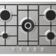 Candy Idea CHW74WX Acciaio inox Da incasso 75 cm Gas 5 Fornello(i) 2