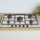 Candy Idea CHW74WX Acciaio inox Da incasso 75 cm Gas 5 Fornello(i) 3