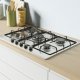 Candy Idea CHW74WX Acciaio inox Da incasso 75 cm Gas 5 Fornello(i) 4