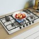 Candy Idea CHW74WX Acciaio inox Da incasso 75 cm Gas 5 Fornello(i) 5
