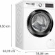 Bosch Serie 6 WUU28T29II Lavatrice a carica frontale 9kg 1400g/min Bianco Classe A 6