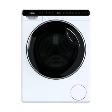 Haier Minidrum, Lavatrice Compatta 5 KG, Classe A, 1200 giri, Bianco, Inverter, Refresh, Wi-Fi, HW50-BP12307U1-S