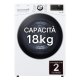 LG RH18U8AVCW Asciugatrice 18kg Pompa di calore DUAL Inverter Classe D, Motore Direct Drive, AI Dry, Wi-Fi, Bianca 2
