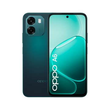 OPPO A6 AI Smartphone, doppia fotocamera 50MP+2, Selfie 8MP, Display 6.75” 120HZ IPS HD+, 6550mAh, RAM 6GB(Esp2GB/4GB/6GB)+ROM 256GB [Versione Italia], Sapphire Nero