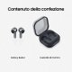 Samsung Galaxy Buds4, Black, Corpo in metallo, Altoparlante a 1 via, equalizzatore adattivo, Chiamate cristalline, Audio a 360°, ANC, Controllo adattivo del rumore Connessione senza interruzioni e One 9