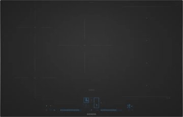 Siemens iQ700 EX87BNVV6E piano cottura Nero Da incasso 80 cm Piano cottura a induzione 5 Fornello(i)