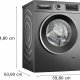 Bosch Serie 6 WGG244ZRIT Lavatrice a carica frontale 9kg 1400g/min Antracite Classe A 10