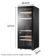 Haier Wine Bank 50 Serie 5 HWS79GDG Cantinetta vino con compressore Libera installazione Nero 79 bottiglia/bottiglie 3