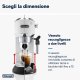 De’Longhi Dedica Style Dedica EC685.W Macchina da Caffè Manuale Espresso e Cappuccino, Compatibile con Polvere o Cialde E.S.E., Spegnimento Automatico, Serbatoio Estraibile 1.1L, 1450W, 15bar, Bianco 6