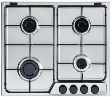 De’Longhi FFA 46 ASV piano cottura Acciaio inox Da incasso 60 cm Gas 4 Fornello(i)