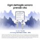 Samsung Galaxy Buds4, White, Corpo in metallo, Altoparlante a 1 via, equalizzatore adattivo, Chiamate cristalline, Audio a 360°, ANC, Controllo adattivo del rumore Connessione senza interruzioni e One 5