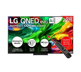 LG QNED evo AI 75'' Serie QNED86 75QNED86A6A, MiniLED 4K, Dimming Pro, Dolby Vision, SMART TV 2025